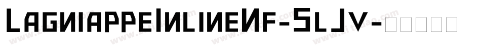 LagniappeInlineNf-5lJv字体转换