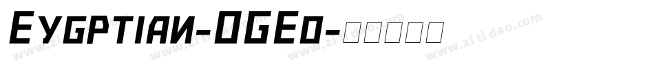 Eygptian-OGEo字体转换