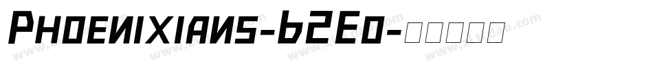 Phoenixians-62Eo字体转换 Phoenixians-62Eo字体转换