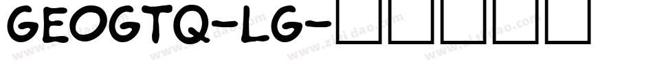 Geogtq-Lg字体转换