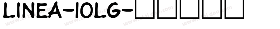 Linea-10lg字体转换
