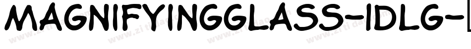 MagnifyingGlass-1DLg字体转换
