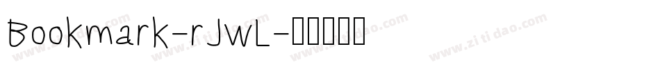 Bookmark-rJwL字体转换