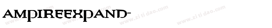 ampireexpand字体转换