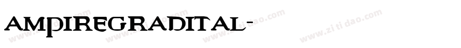 ampiregradital字体转换