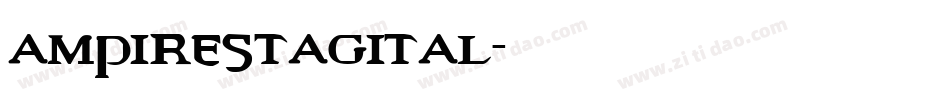 ampirestagital字体转换