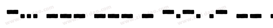 BootcampMorsecode-8DJA字体转换