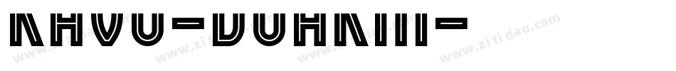 Kavo-DOaRm字体转换