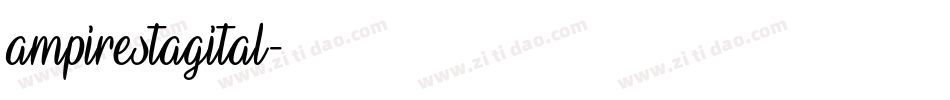 ampirestagital字体转换