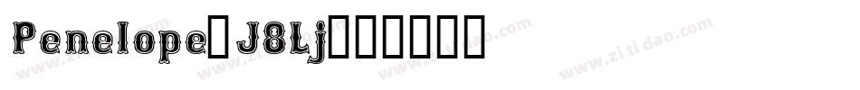 Penelope-J8Lj字体转换