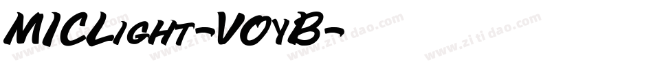 M1CLight-V0yB字体转换