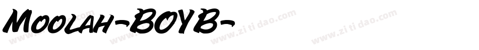 Moolah-B0YB字体转换