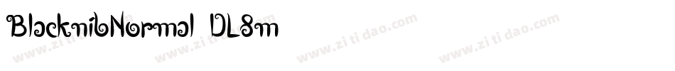 BlacknibNormal-DL8m字体转换