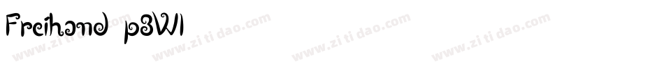 Freihand-p3W1字体转换 Freihand-p3W1字体转换