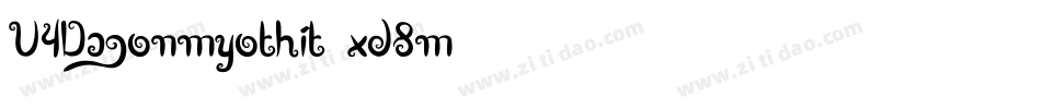 U4Dagonmyothit-xd8m字体转换