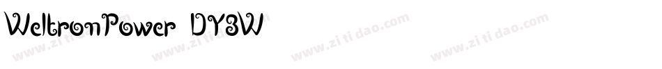 WeltronPower-DY3W字体转换 WeltronPower-DY3W字体转换