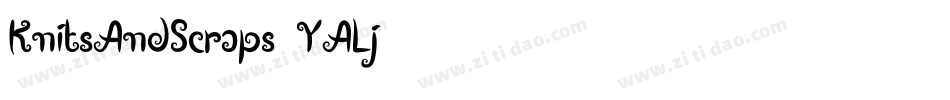 KnitsAndScraps-YALj字体转换 KnitsAndScraps-YALj字体转换