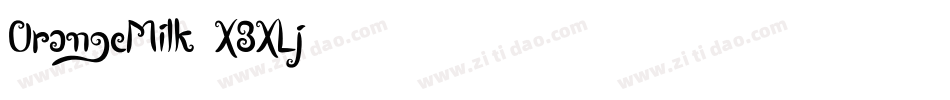 OrangeMilk-X3XLj字体转换