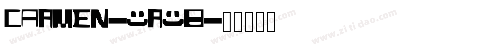 Carmen-7r3B字体转换