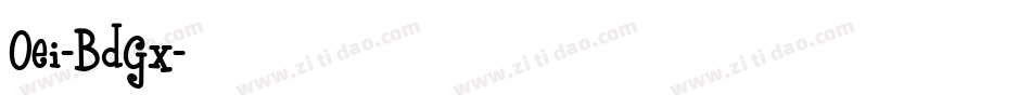 Oei-BdGx字体转换