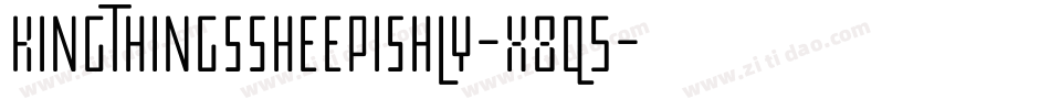 KingthingsSheepishly-x8q5字体转换