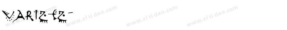 VARIZEZ字体转换