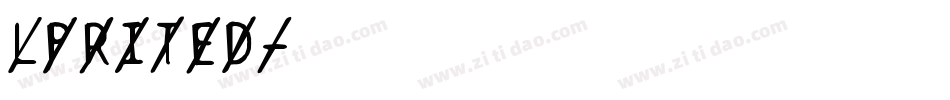 LBRITED字体转换