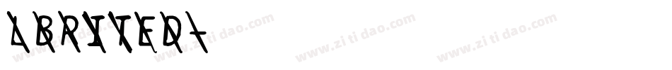 LBRITED字体转换