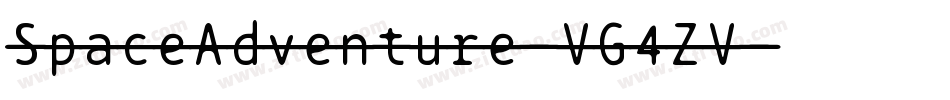 SpaceAdventure-VG4ZV字体转换