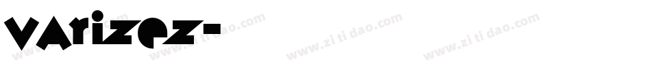 VARIZEZ字体转换