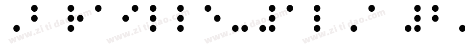 Braille-1lA2字体转换