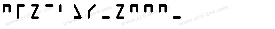 7Px3bus-XG7g字体转换 7Px3bus-XG7g字体转换