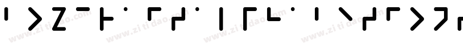 BoxcraftAlphabetFont-n3B0字体转换