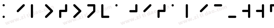 KilotonV10Italic-WW7G字体转换