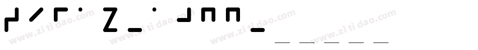 Tifax-AJ7g字体转换