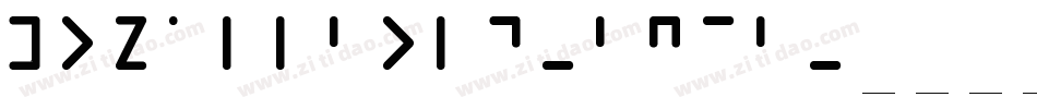 YoxallBold-BG3B字体转换