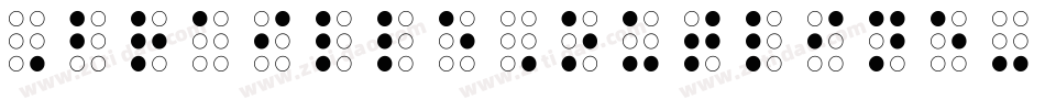 BrailleOutline-RnZA字体转换