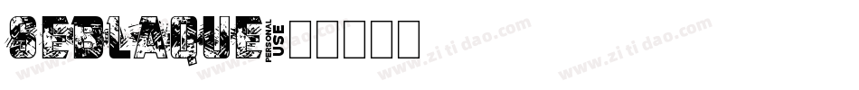SEBLAQUE字体转换