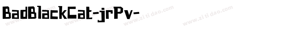 BadBlackCat-jrPv字体转换