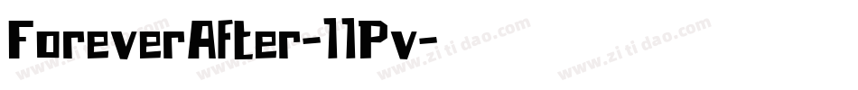 ForeverAfter-11Pv字体转换
