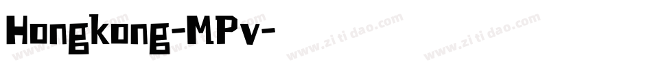 Hongkong-MPv字体转换