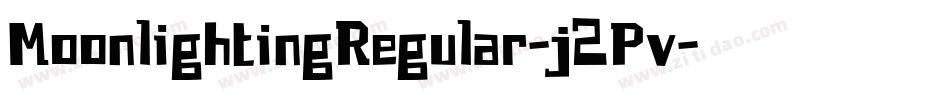 MoonlightingRegular-j2Pv字体转换
