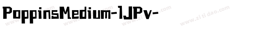 PoppinsMedium-1JPv字体转换