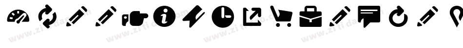 BreeziIconSetRegular-n1gR字体转换