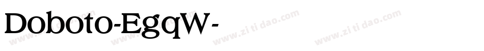 Doboto-EgqW字体转换