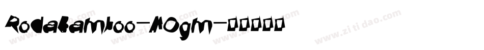 RodaBamboo-AOgm字体转换