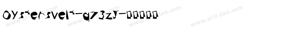 Oystersvelt-qZ3z5字体转换
