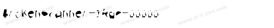 BrokenScanner-5RqG字体转换