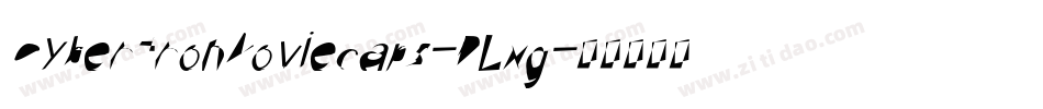 CybertronMoviecaps-PLXg字体转换
