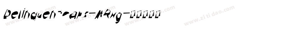 DelinquentCaps-ARXg字体转换